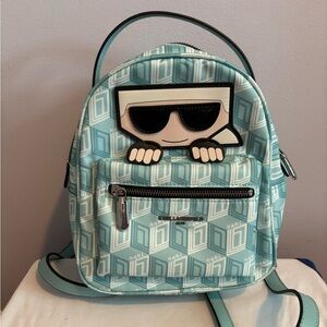 Karl Lagerfeld adorable backpack purse
